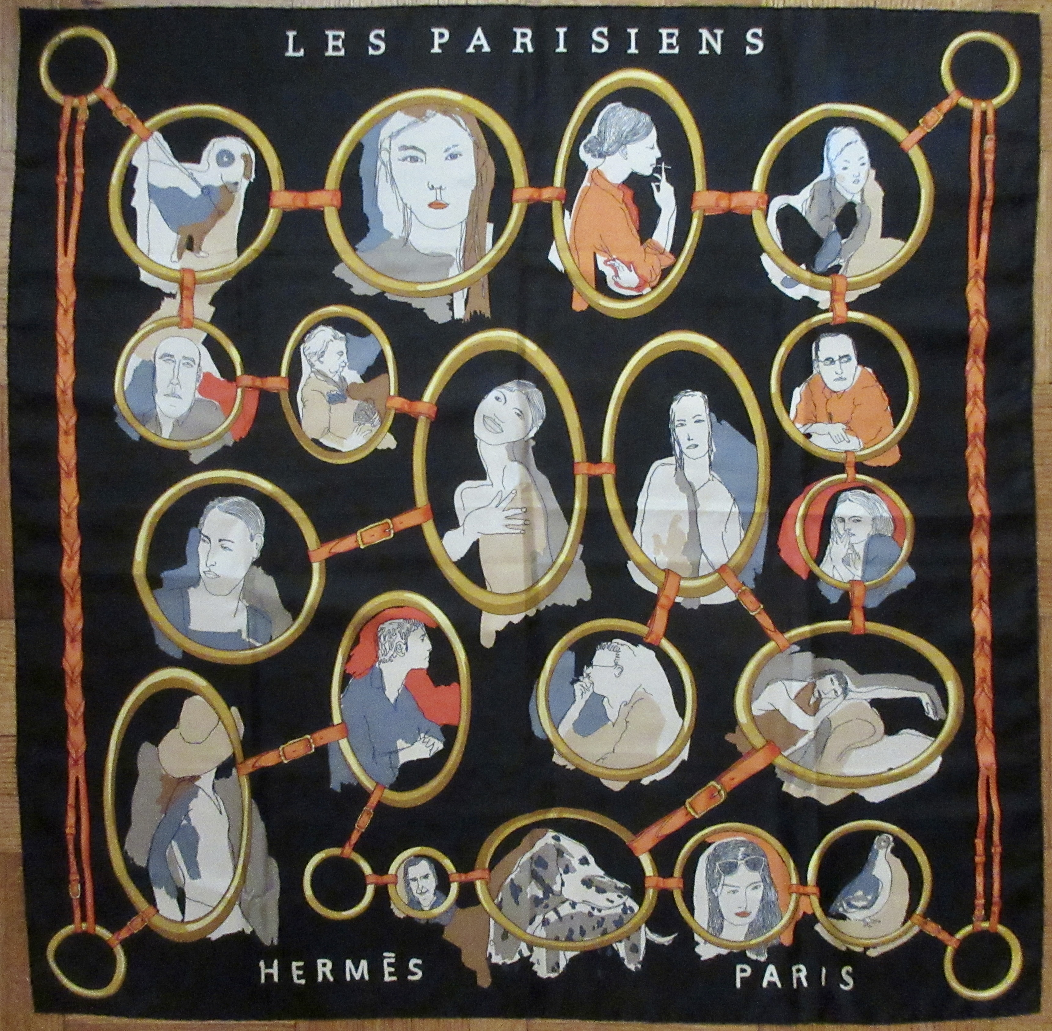 Hermes Les Parisiens Scarf~P77678489