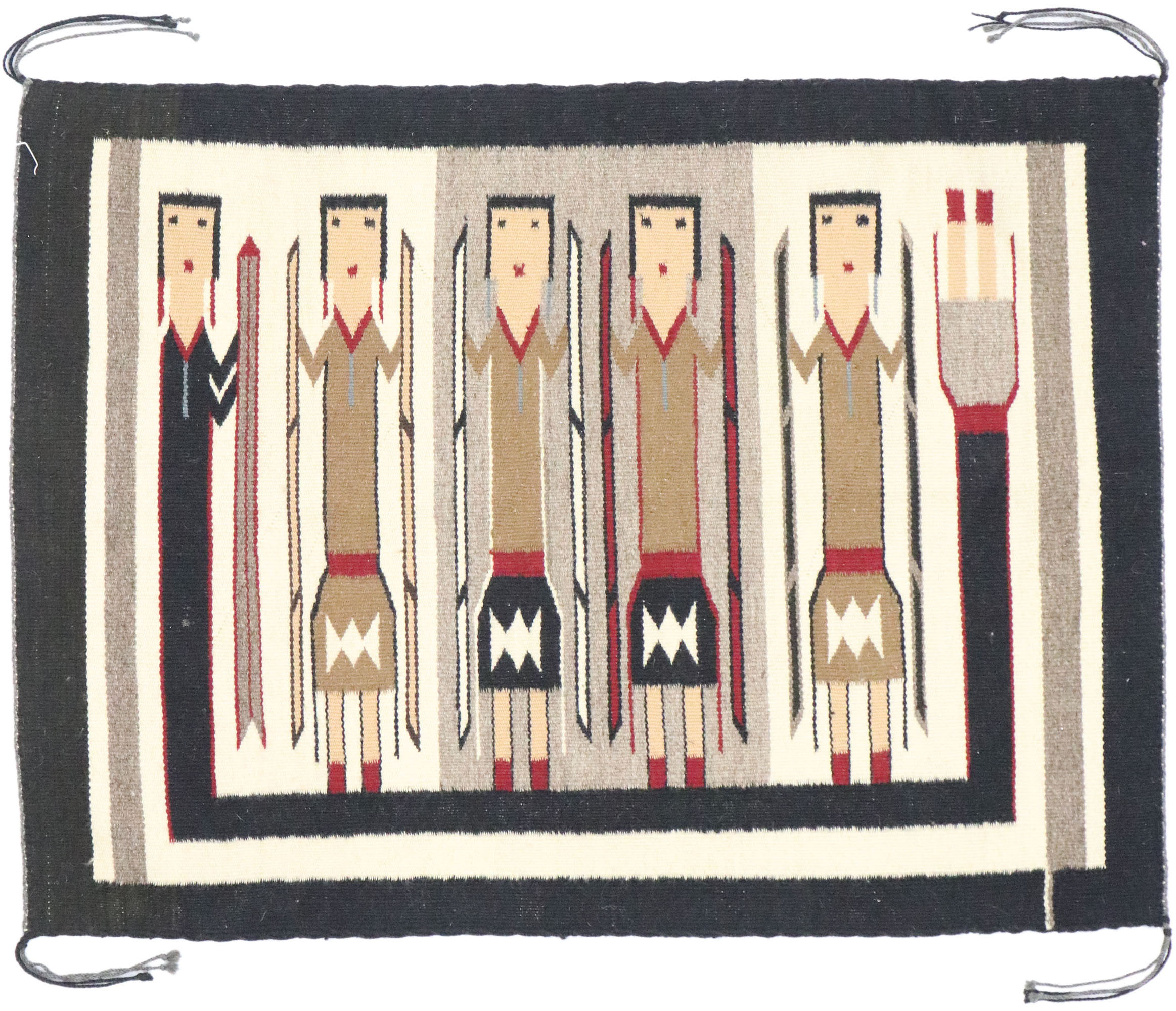 Navajo Yeibichai Kilim Rug, 2'1" x 2'10"~P77632030