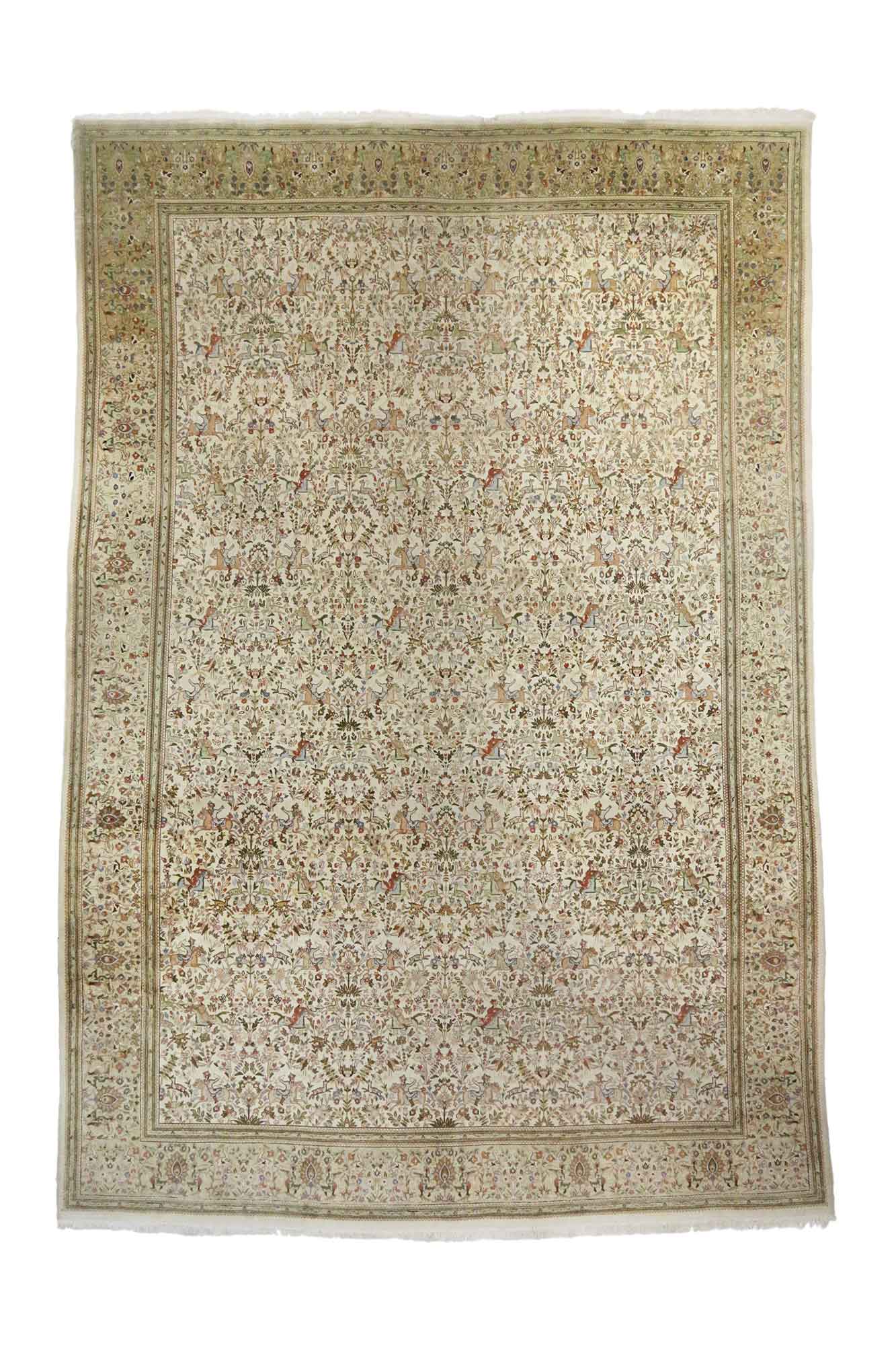 Vintage Persian Tabriz Rug, 14'7 x 21'9~P77665412