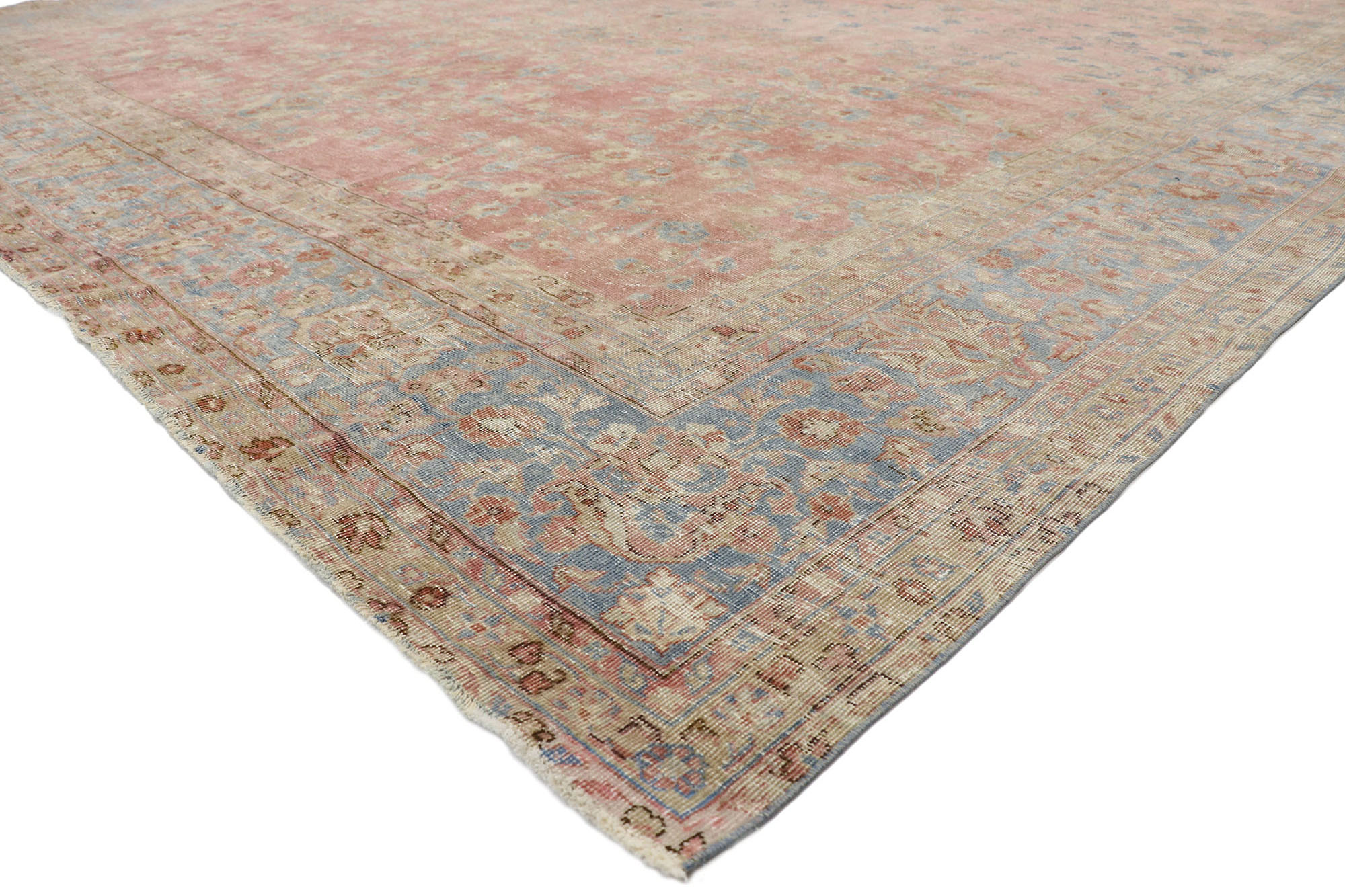 Pastel Antique Floral Rug, 11'5 x 16'1~P77672437