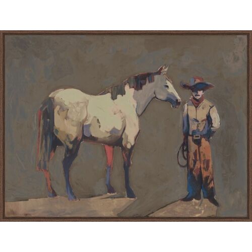 Vaquero Painting by Kathy Mann