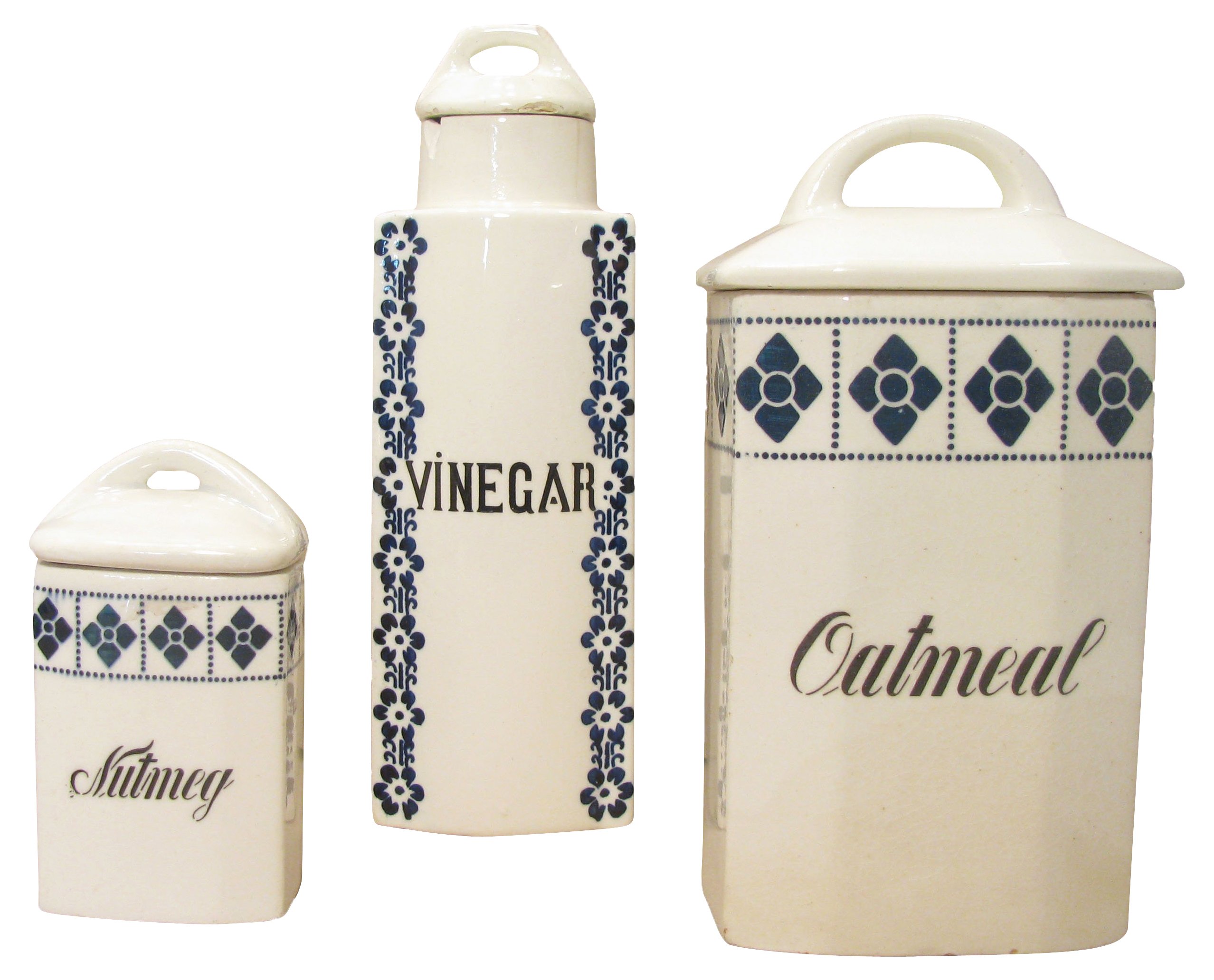 Blue & White Canisters, S/3~P77523931
