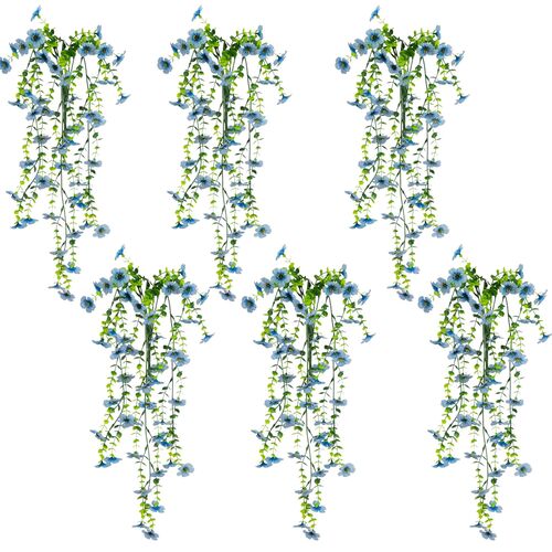 S/6 30in. Indoor/Outdoor Daisy Hanging Plants S/6 30in. Indoor/Outdoor Daisy Hanging Plants