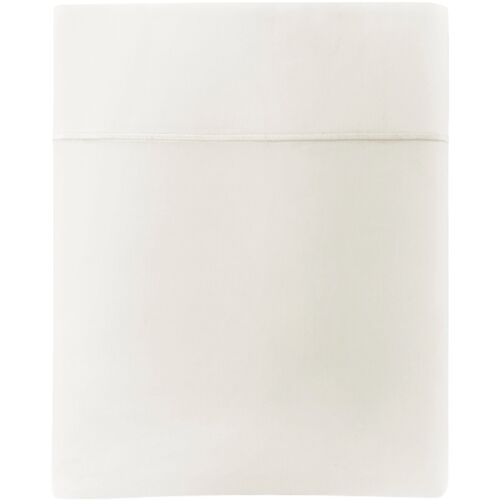 Boutique Percale Flat Sheet, Ivory