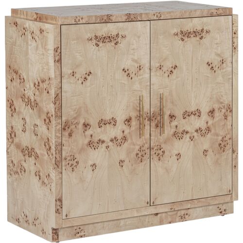 Jackson Burl 2-Door Cabinet