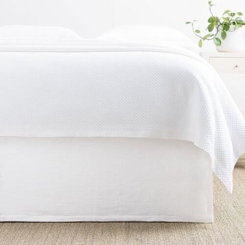 Wilton Bed Skirt, White~P77618361