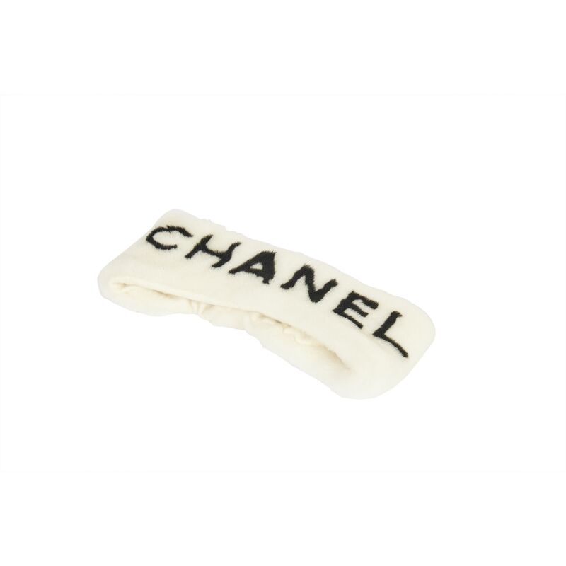 Chanel Headband White