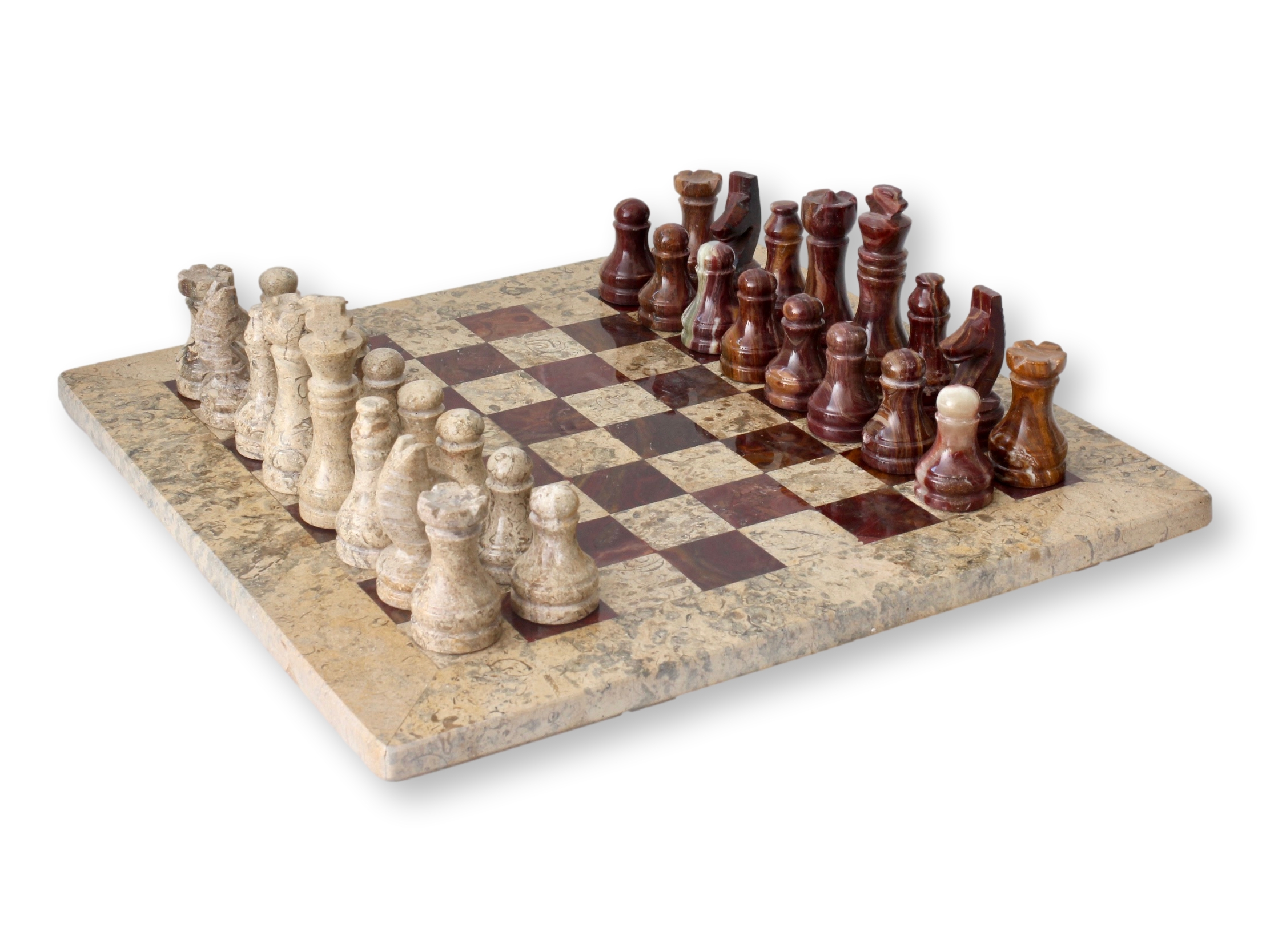 Vintage Handcrafted Marble Chess Set~P77717169