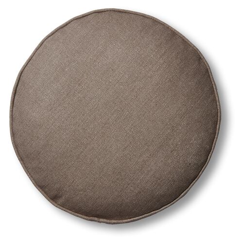 Claire 16x16 Disc Pillow, Earth Linen~P77483517