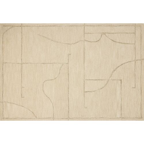 Barrow Rug, Ivory/Taupe