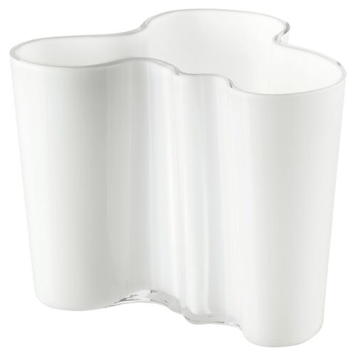 7" Aalto Small Vase, White~P43891375