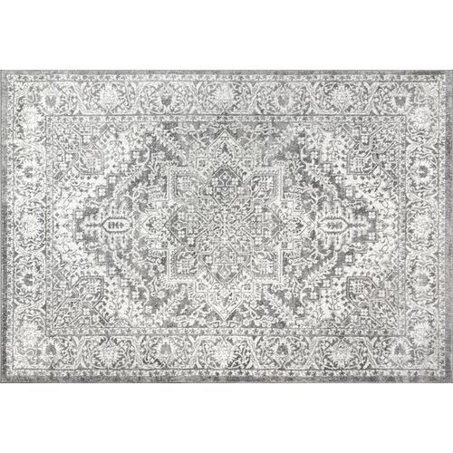 Revellis Persian Medallion Rug, Gray