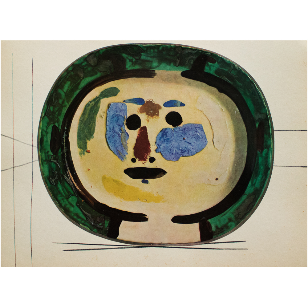 1955 Picasso, Print of Ceramic Plate N13~P77660541