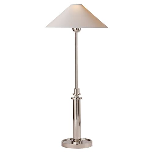 Hargett Adjustable Table Lamp, Nickel~P76947885