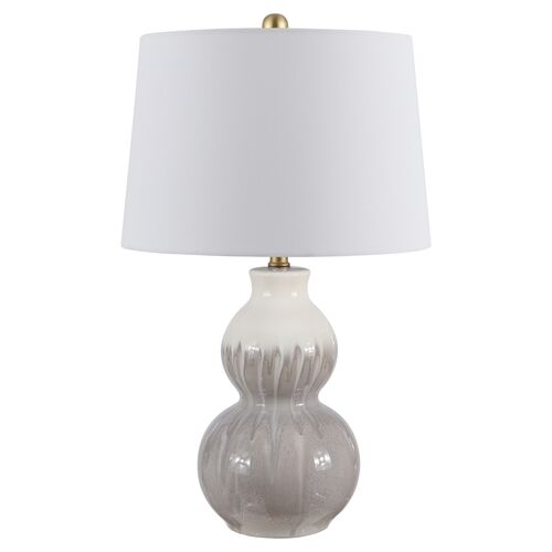 Kenzi Table Lamp, Ivory/Gray~P111124760