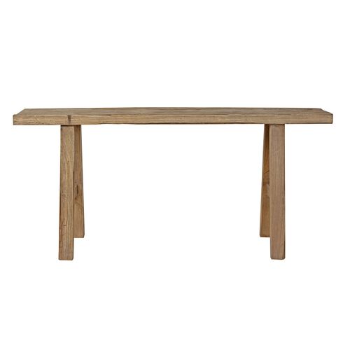 43" Long Elmwood Bench, Natural Wood