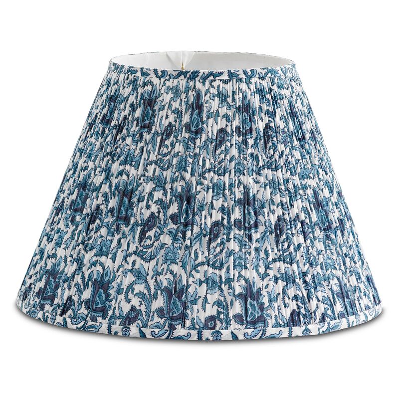 Southern Blues Lampshade, Blue/White