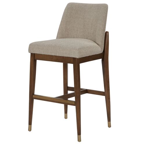 Nora Counter Stool, Herringbone Haze Performance Nora Counter Stool, Herringbone Haze Performance