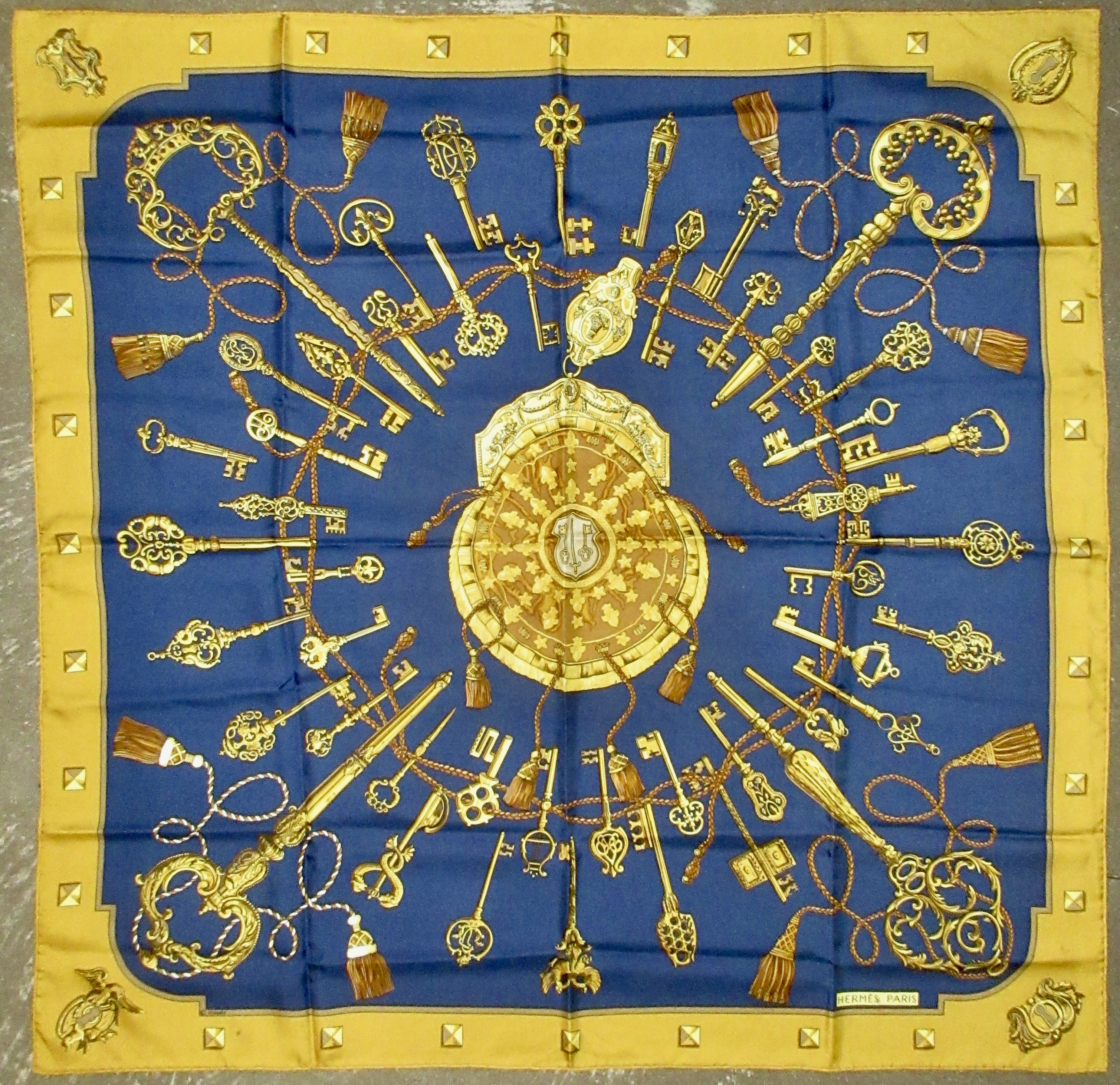 Hermes Les Clefs Scarf~P77697506