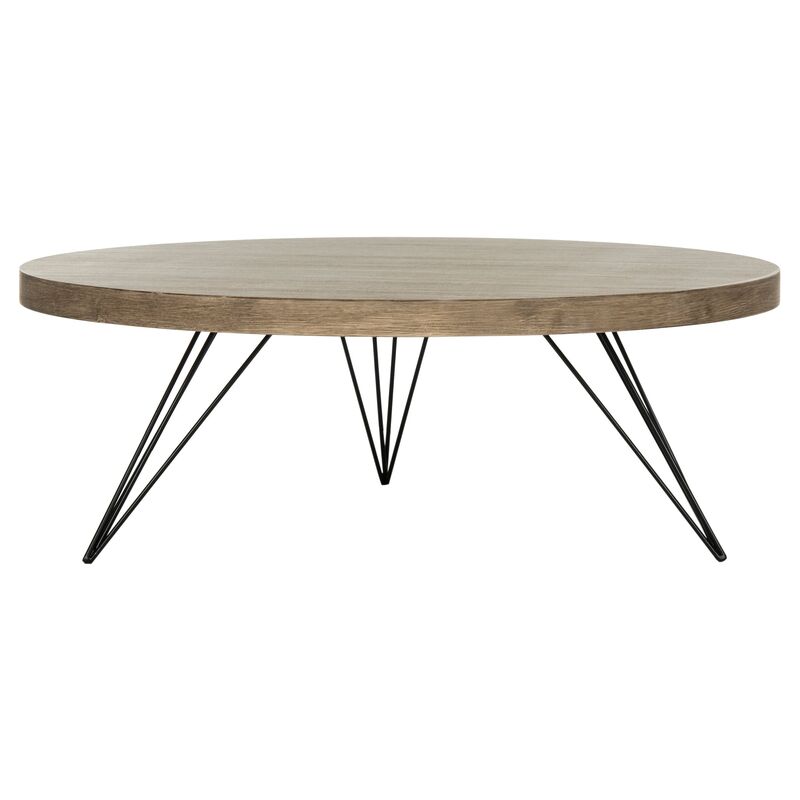 Maglie Coffee Table, Natural/Black
