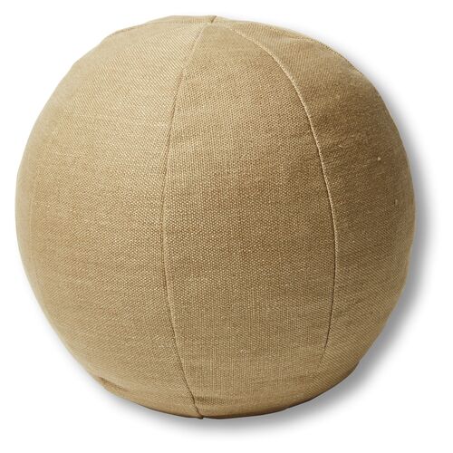 Emma 11x11 Ball Pillow, English Green Linen~P77483490