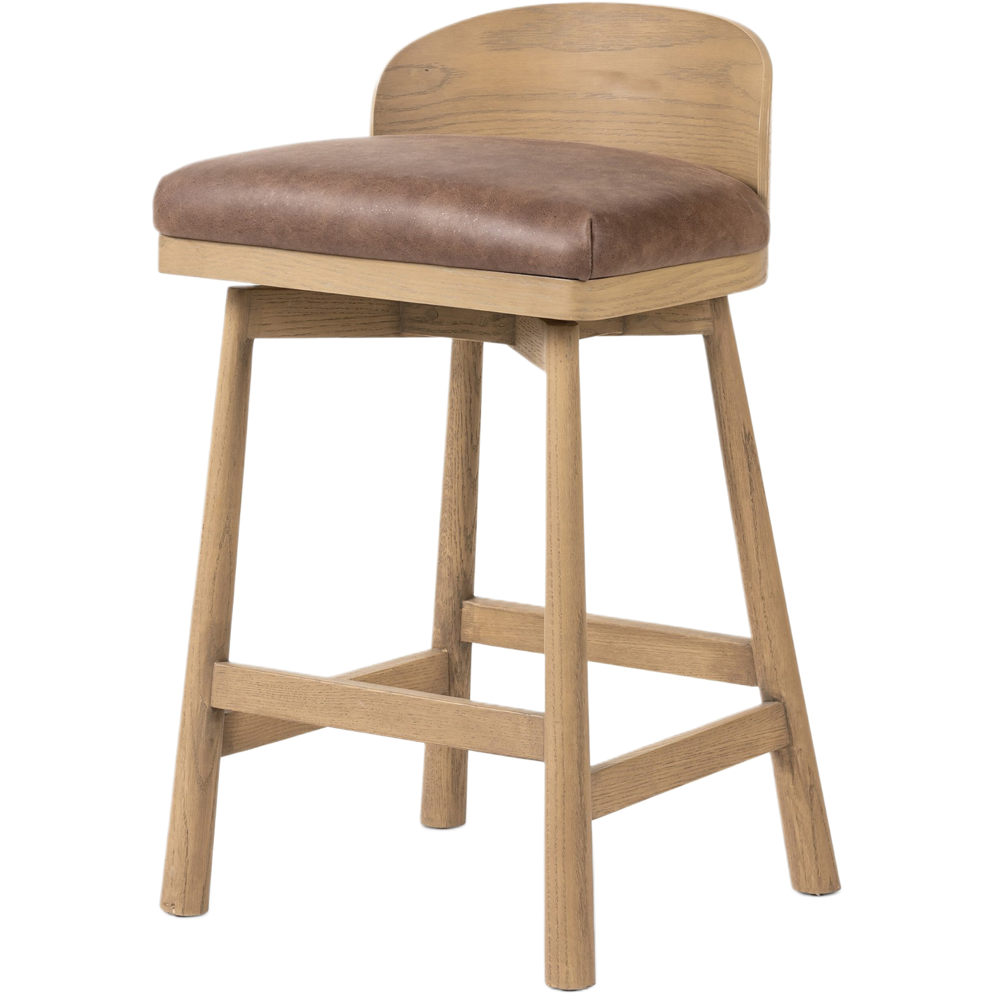 Aunex Swivel Bar Stool, Palermo Cigar