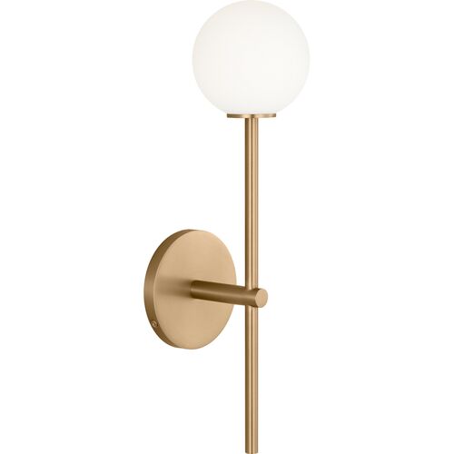 Sorelle 17" Modern Dimmable 1-Light Wall Sconce Sorelle 17" Modern Dimmable 1-Light Wall Sconce