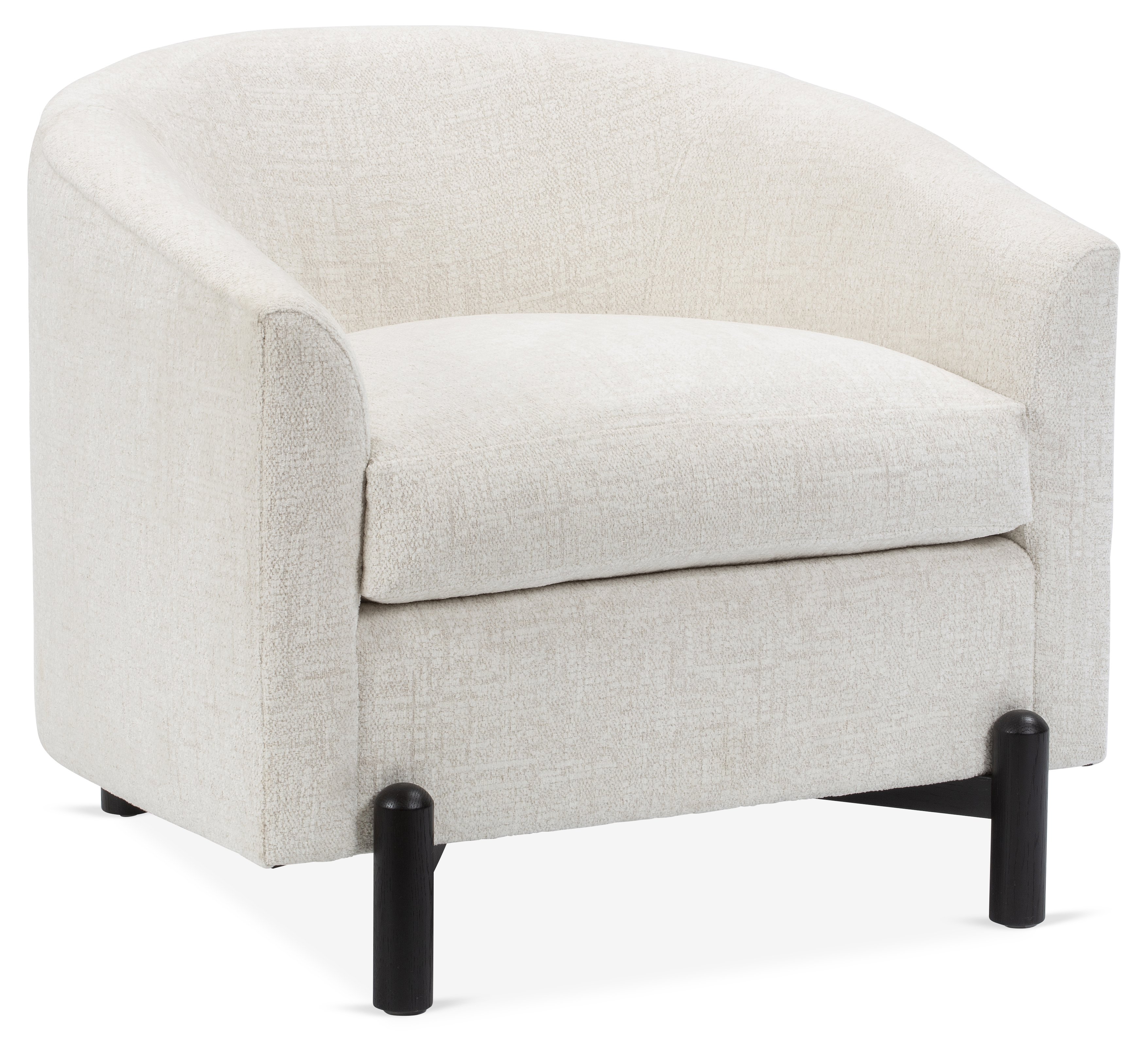 Nelson Curved Accent Chair One Kings Lane