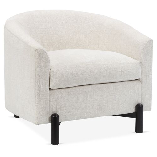 Nelson Curved Accent Chair~P77578052