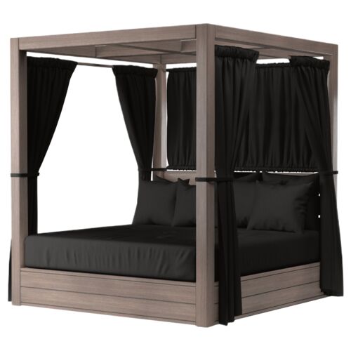Farren Outdoor Aluminum Resort King Daybed