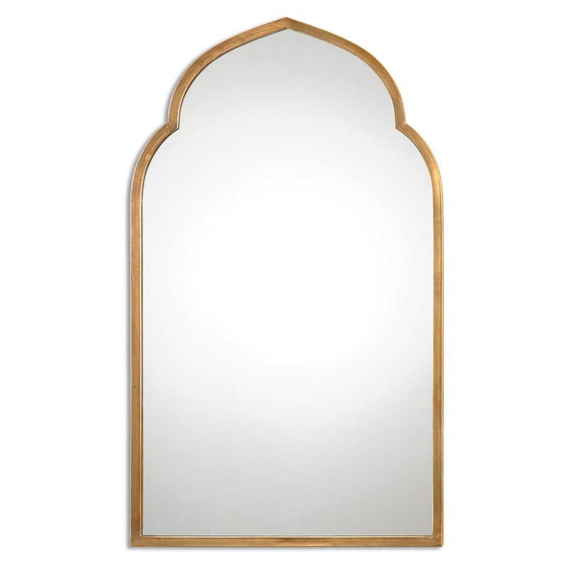 Arch Wall Mirror, Gold