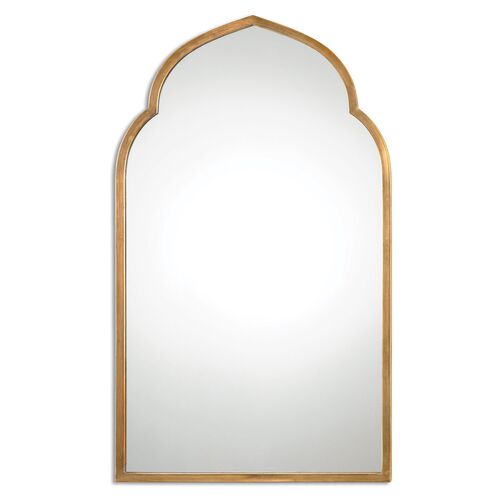 Arch Wall Mirror, Gold~P44005603