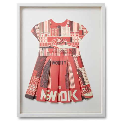Folded Paper Dress, New York~P76717595