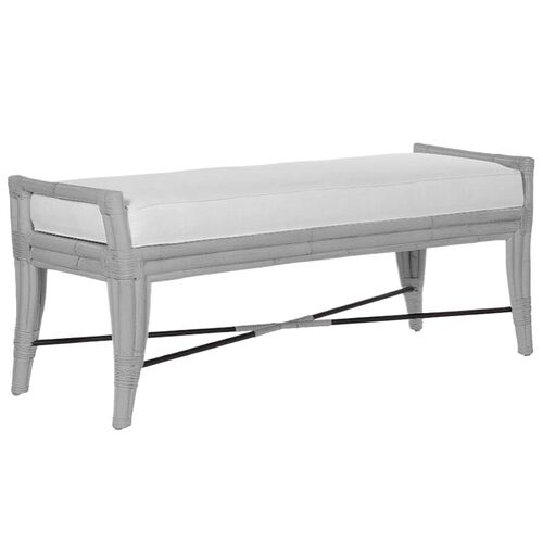 Malacca 52" Rattan Bench