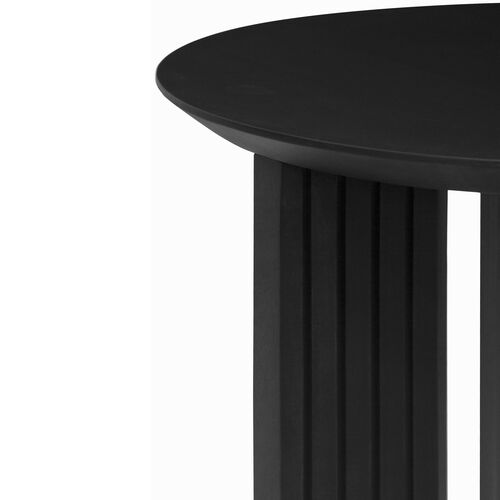 Siona 18" Round Wooden End Table