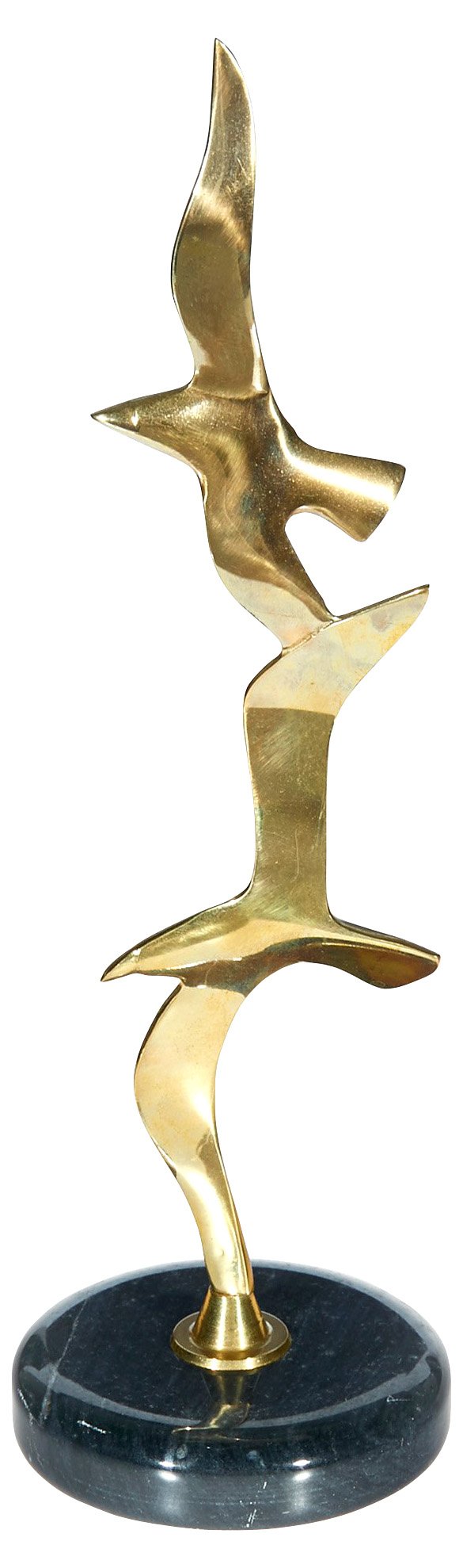 Brass & Marble Seagull Figurine~P77464799