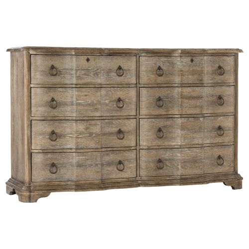 Boheme Adante 8-Drawer Dresser, Brown