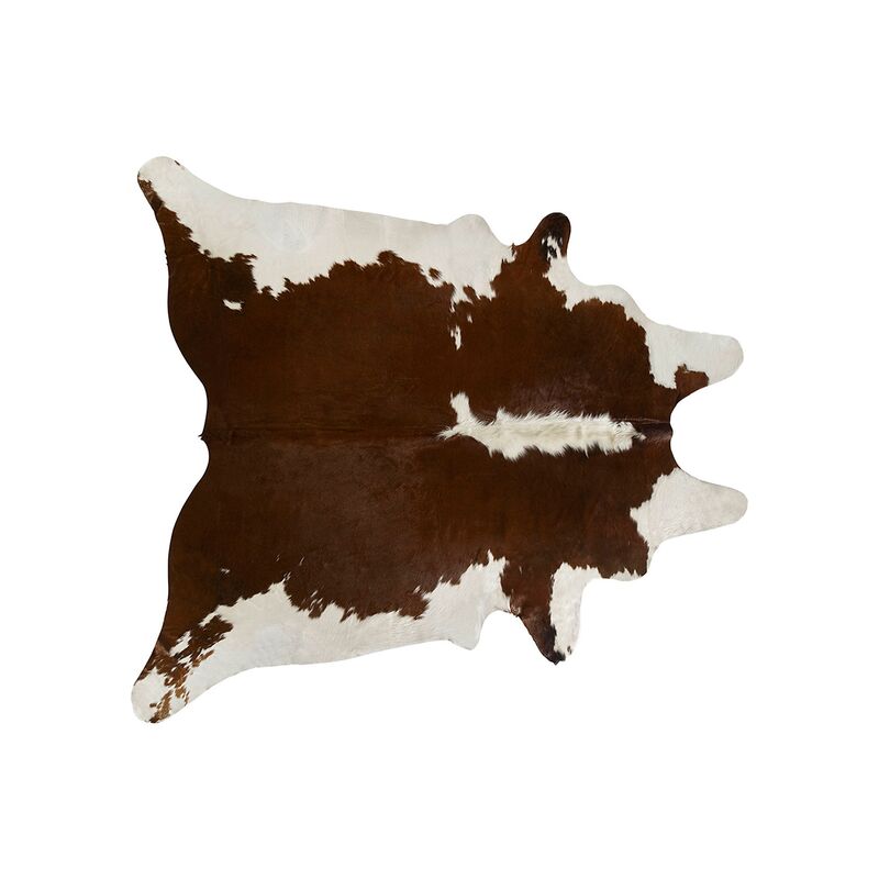 Natural Hide, Brown/White