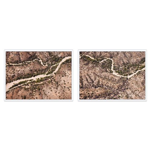 Bryce Duffy, Riverbed Diptych Photograph
