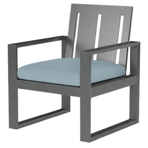 Laken Outdoor Aluminum Dining Chair