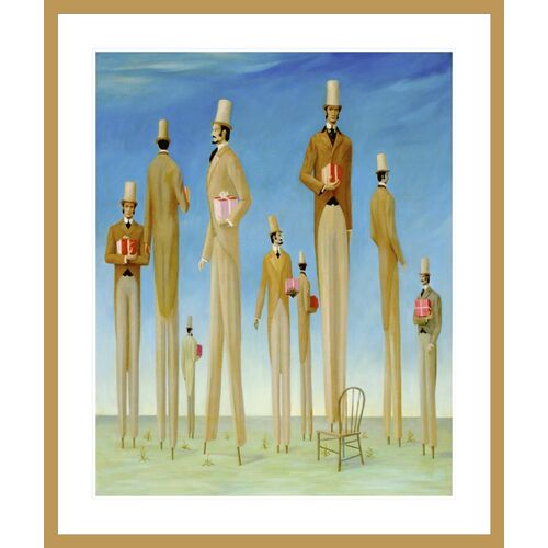 Gift Bearers by Philip C. Curtis Framed Print