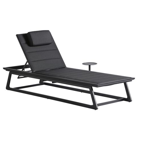 South Beach Chaise Lounge, Graphite