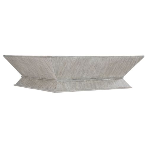 Melange Korena Square Elm Cocktail Table, Gray Melange Korena Square Elm Cocktail Table, Gray