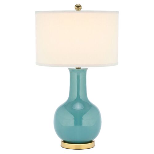 Evelyn Table Lamp, Blue~P40981284