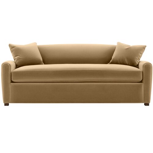 Penrose Velvet Bench-Seat Sofa