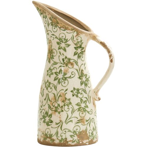 Tuscan Ceramic Green Vase~P111113203