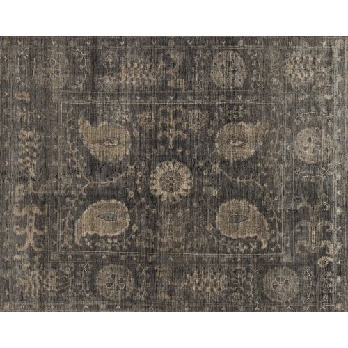 Mina Hand-Knotted Rug, Taupe/Gray~P77286439