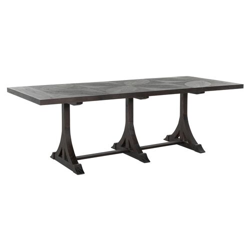 Adams 94" Dining Table, Cerused Forest Black~P111111689