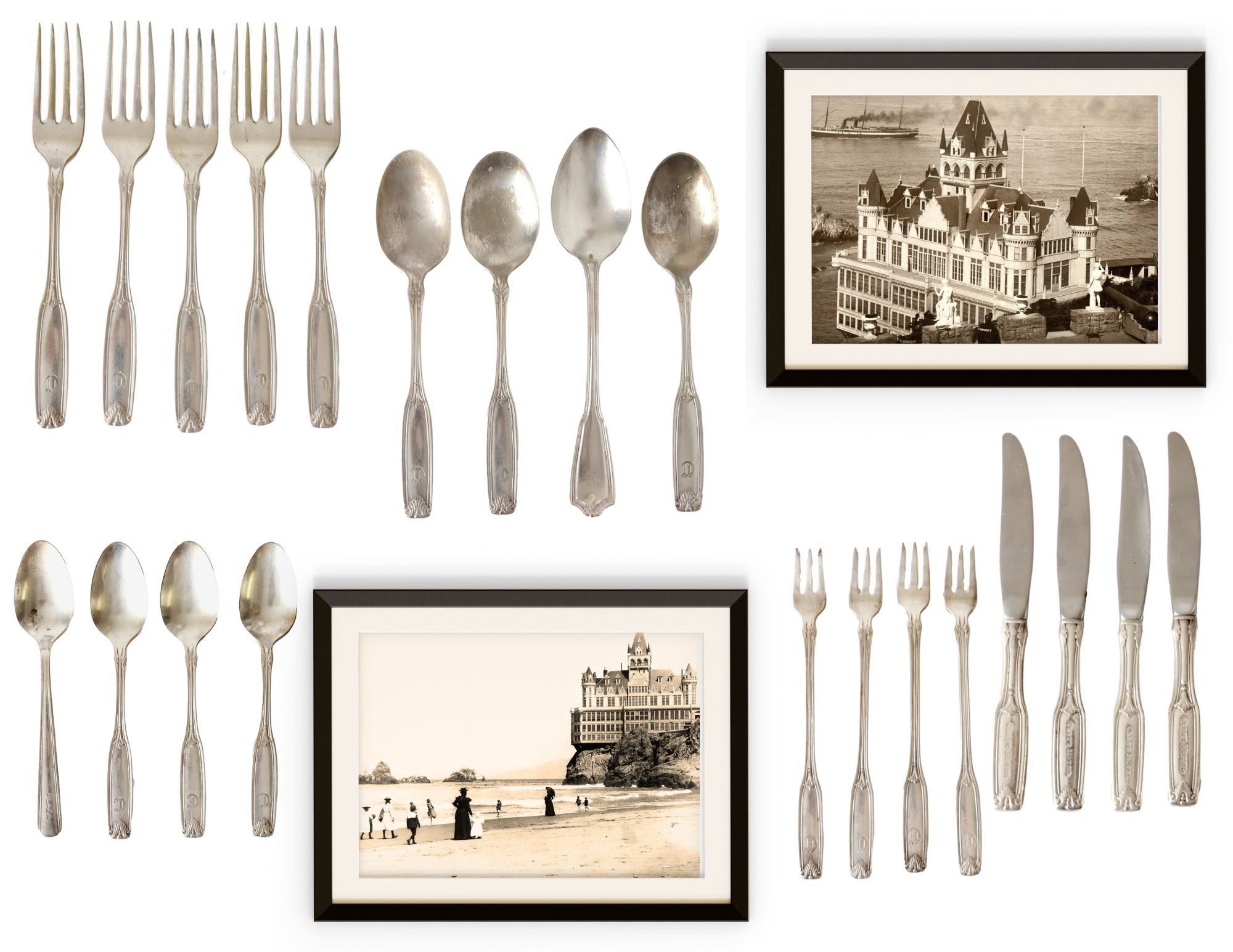 Iconic San Fran Clift Hotel Flatware Set~P77731502