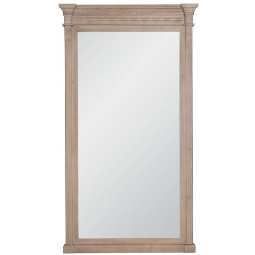 Leandro Leaning Floor Mirror, Smoke Pine